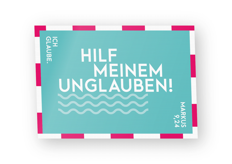 Jahreslosung 2020 Postkarte Lentikular Animation